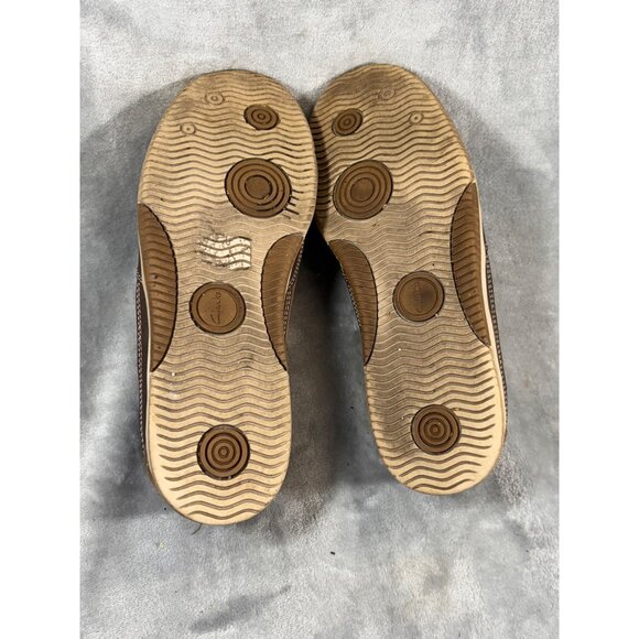 Clarks Shoes Men's 9M Tan Loafers slip on - Picture 10 of 10